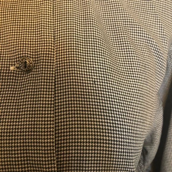 BARNEY'S NEW YORK Blazer Women's Size 6 Black Double Breasted Mini Houndstooth - Picture 9 of 10